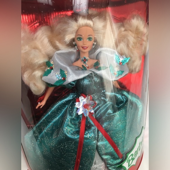 Vintage Barbie 1995 Happy Holidays Special Edition Barbie doll by Mattel in box - Picture 3 of 11